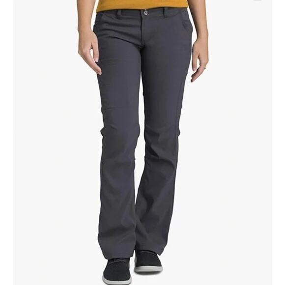 NWT Prana Halle Hiking UPF Pant in Coal Convertible | Gray | SZ 2 - Picture 1 of 11
